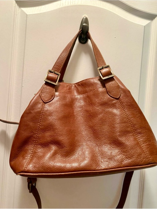 Frye Handbags - Frye Cognac Brown Leather Shoulder Tote